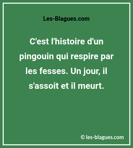 Blague de Papa PingouinQuiRespire