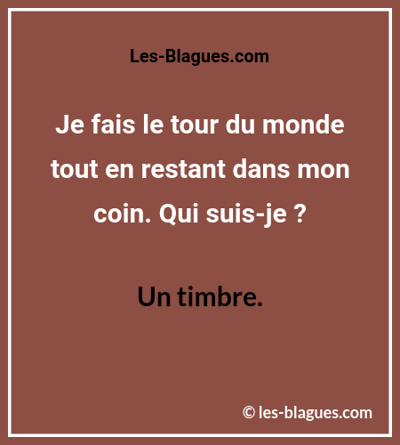 Énigme facile TourDuMonde